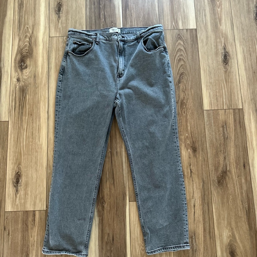 Abercrombie & fitch womens the ankle straight ultra high rise jeans size 34/18L